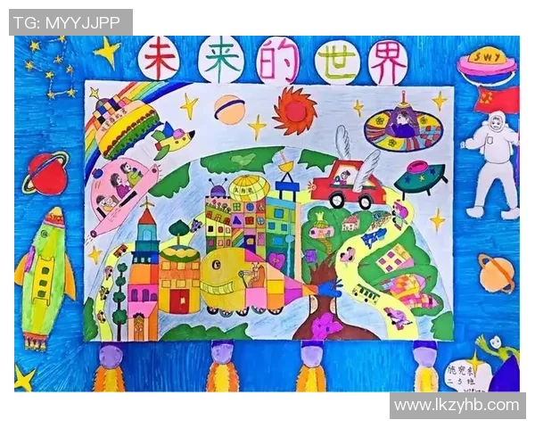 幼儿创意无限踢足球的快乐世界与童趣画作展示